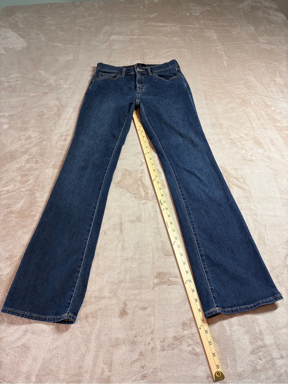 Gap Perfect Bootcut Jeans Dark Rinse Y2K Stretch Flare Women’s Size 2 26R - Picture 9 of 11